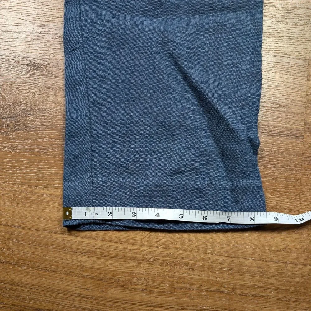 J.Crew Bowery Baird McNutt Irish Linen Pants Men's 36x32(31) Blue Preppy